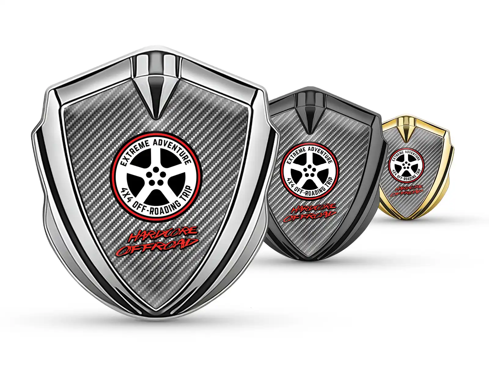 Metal Emblem Badge Minimal Modern